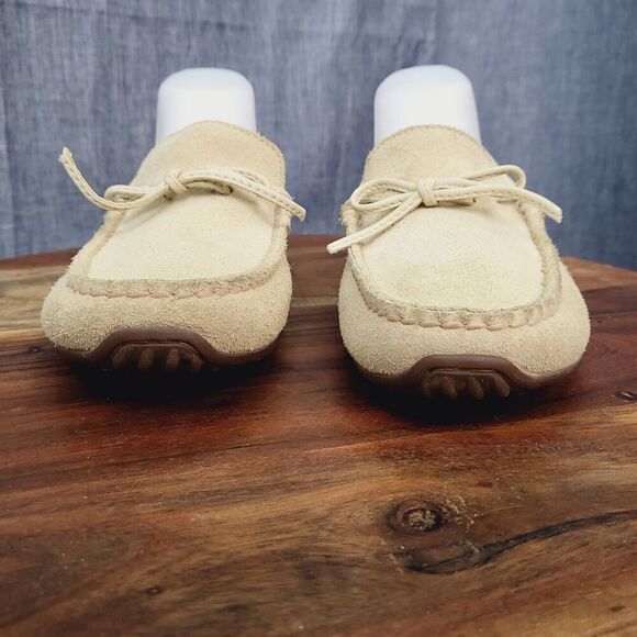 Dexter Leather Suede Driving Moccasin Light Sand Women’s Size: 8.5M - Picture 3 of 12
